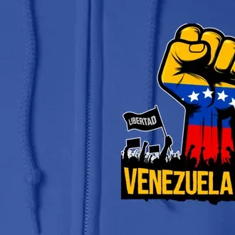 2024 Venezuela Libre Bandera De Venezuela Venezolano Full Zip Hoodie