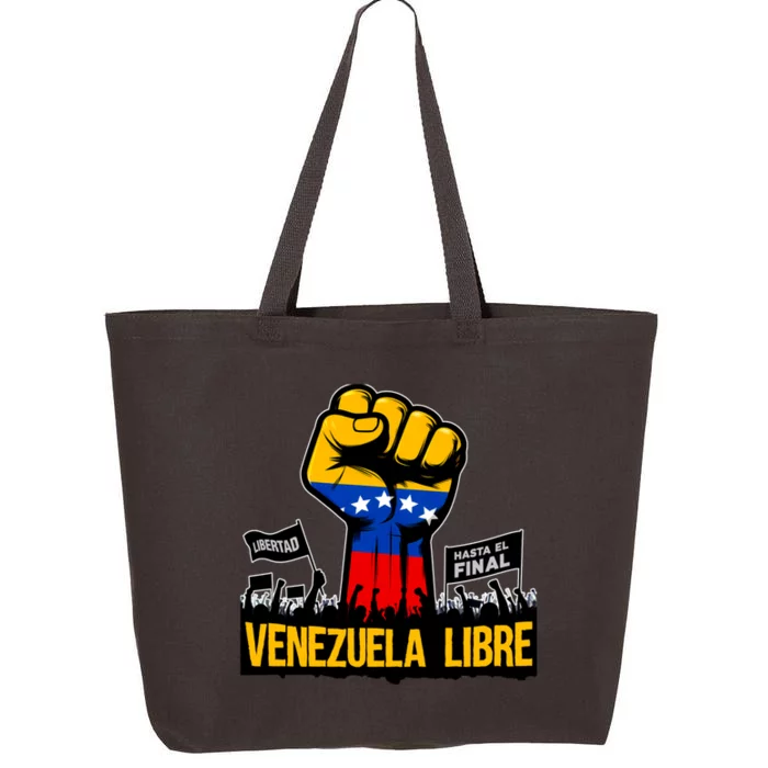 2024 Venezuela Libre Bandera De Venezuela Venezolano 25L Jumbo Tote