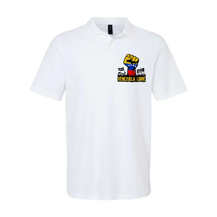 2024 Venezuela Libre Bandera De Venezuela Venezolano Softstyle Adult Sport Polo