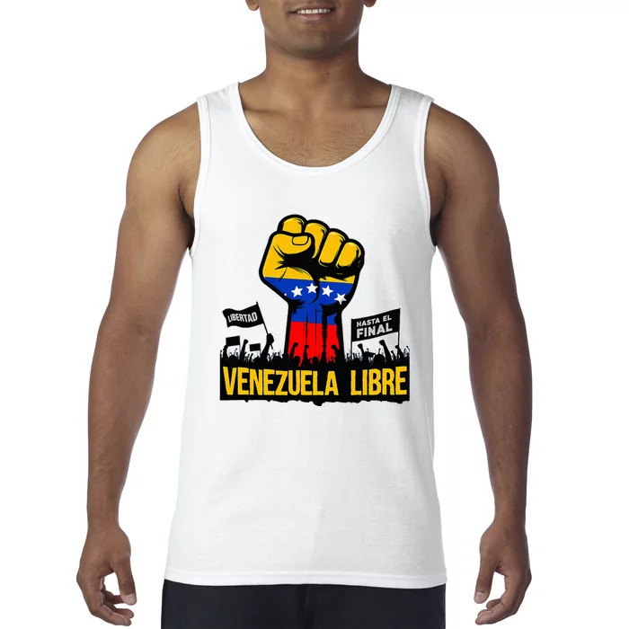 2024 Venezuela Libre Bandera De Venezuela Venezolano Tank Top