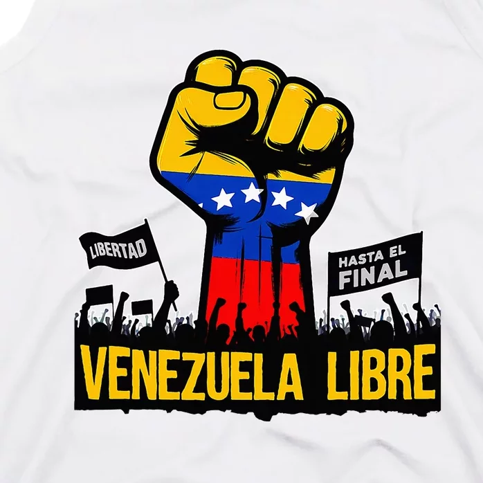 2024 Venezuela Libre Bandera De Venezuela Venezolano Tank Top