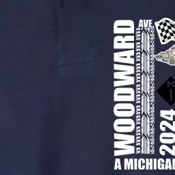 2024 Woodward Ave A Michigan Tradition Map Softstyle Adult Sport Polo