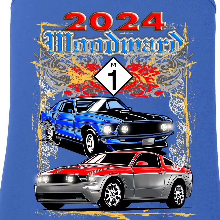 2024 Woodward Cruise Muscle Cars Ladies Essential Tank