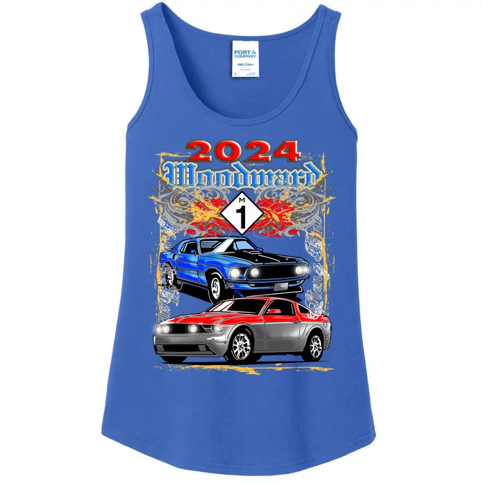 2024 Woodward Cruise Muscle Cars Ladies Essential Tank