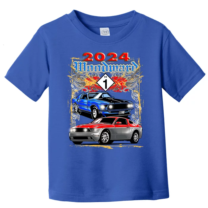 2024 Woodward Cruise Muscle Cars Toddler T-Shirt