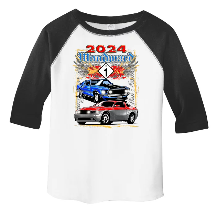 2024 Woodward Cruise Muscle Cars Toddler Fine Jersey T-Shirt