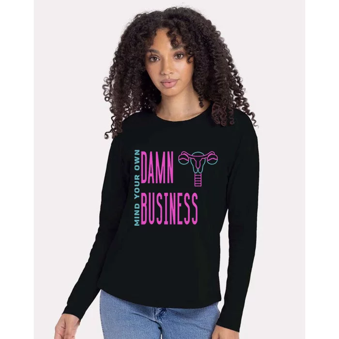 2024 Walz Mind Your Own Damn Bussiness Vice President Debate Womens Cotton Relaxed Long Sleeve T-Shirt