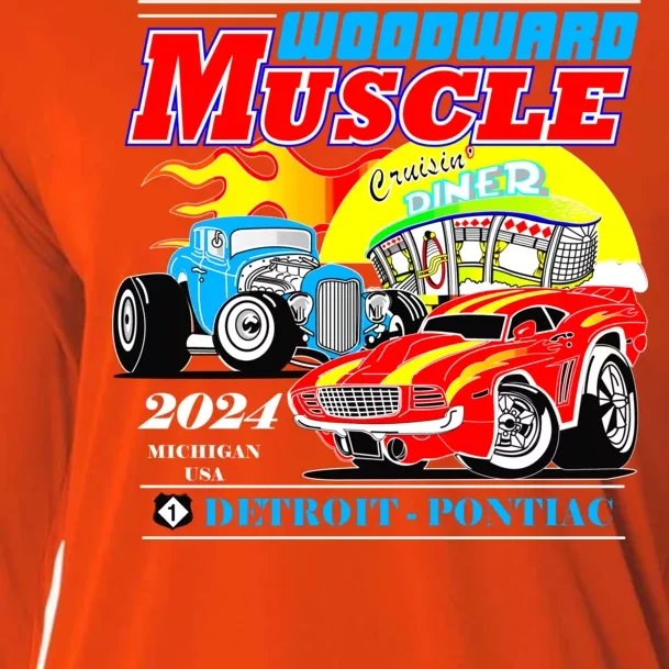 2024 Woodward Muscle Car Event Cooling Performance Long Sleeve Crew