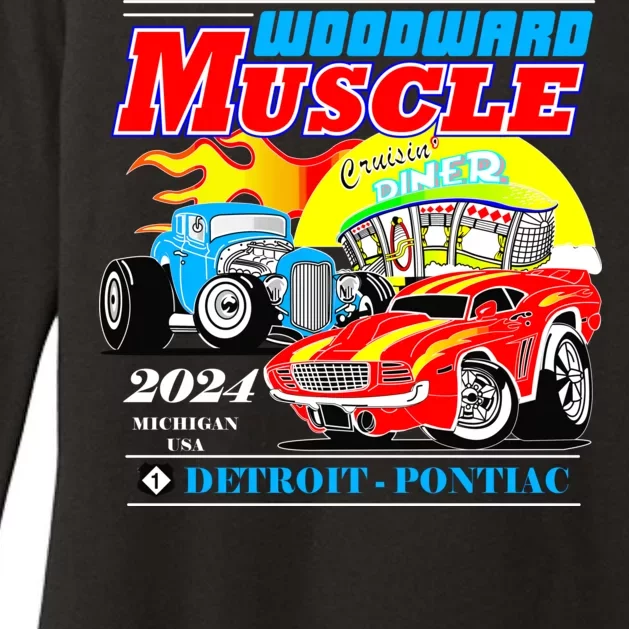 2024 Woodward Muscle Car Event Womens CVC Long Sleeve Shirt