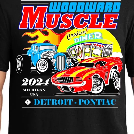 2024 Woodward Muscle Car Event Pajama Set