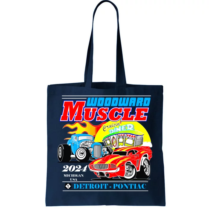 2024 Woodward Muscle Car Event Tote Bag