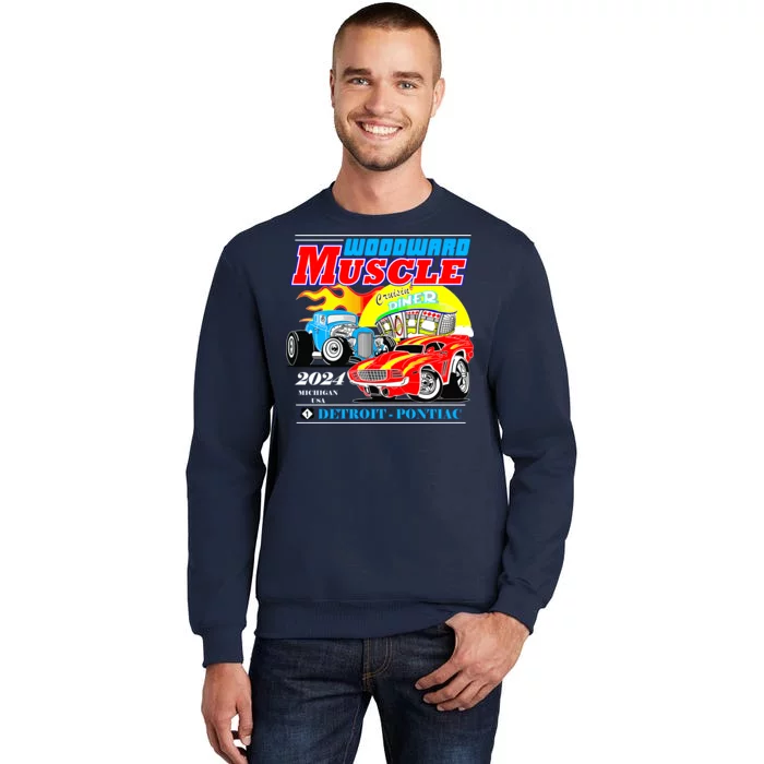 2024 Woodward Muscle Car Event Tall Sweatshirt