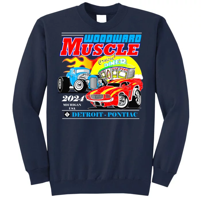 2024 Woodward Muscle Car Event Tall Sweatshirt