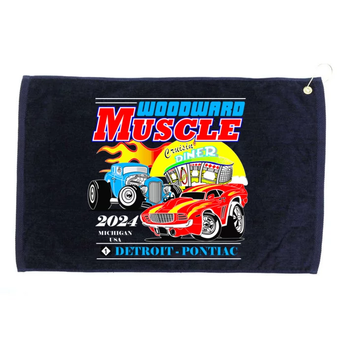 2024 Woodward Muscle Car Event Grommeted Golf Towel