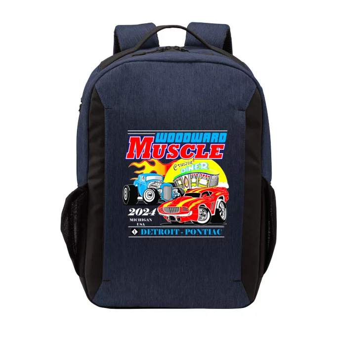 2024 Woodward Muscle Car Event Vector Backpack