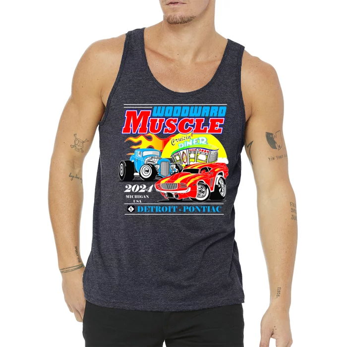 2024 Woodward Muscle Car Event Tank Top