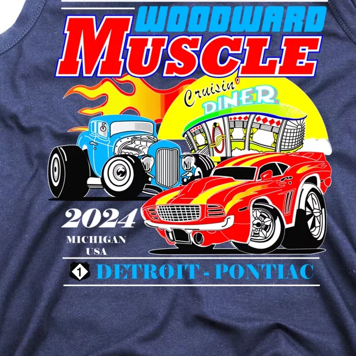 2024 Woodward Muscle Car Event Tank Top