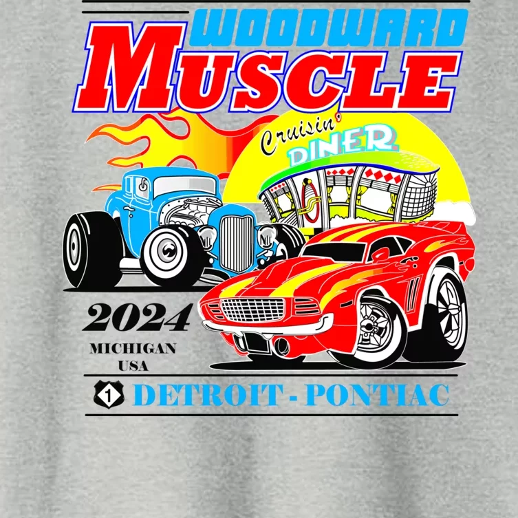 2024 Woodward Muscle Car Event Women's Crop Top Tee