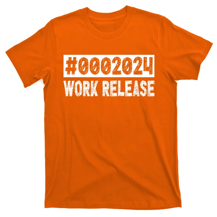 2024 Work Release Funny Retirement 2024 Retired T-Shirt