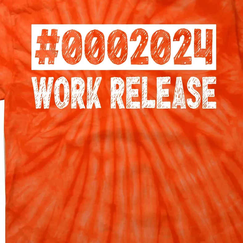 2024 Work Release Funny Retirement 2024 Retired Tie-Dye T-Shirt