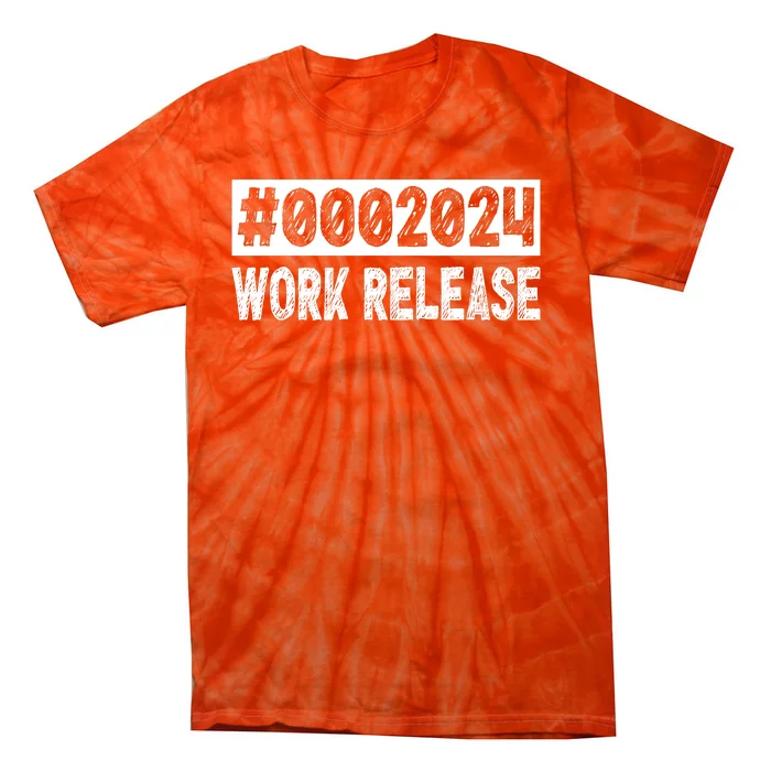 2024 Work Release Funny Retirement 2024 Retired Tie-Dye T-Shirt