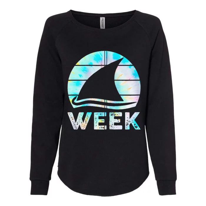 2024 Week Retro Shark Fin Lover Sea Ocean Animal Summer Trip Womens California Wash Sweatshirt