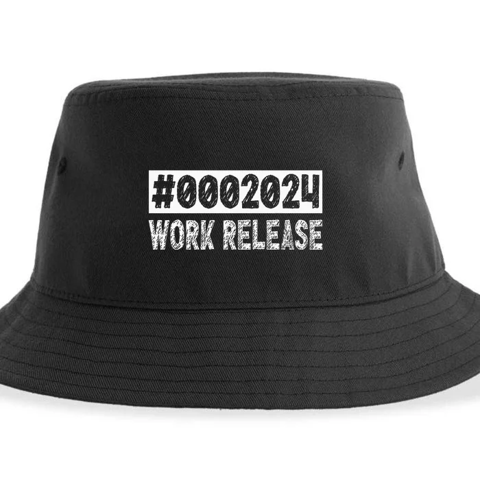 2024 Work Release Funny Retirement 2024 Retired Sustainable Bucket Hat