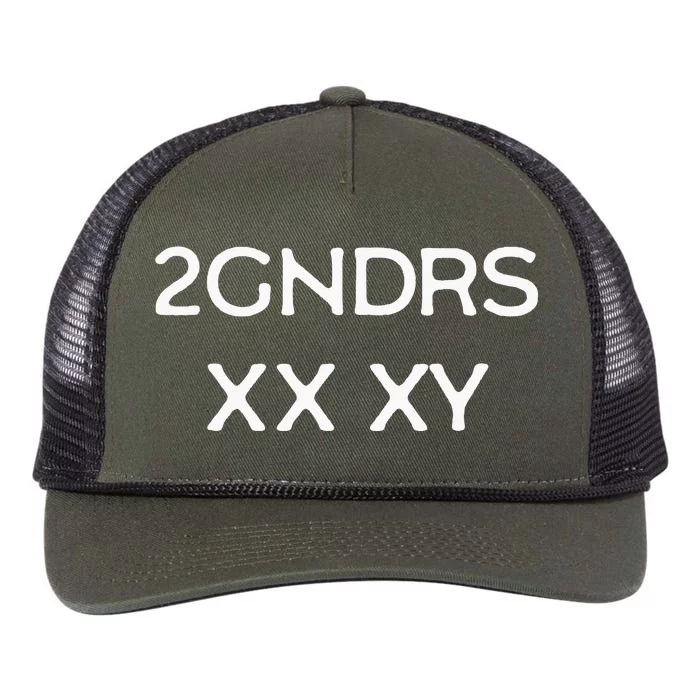 2GNDRS XX XY 2 Genders Retro Rope Trucker Hat Cap