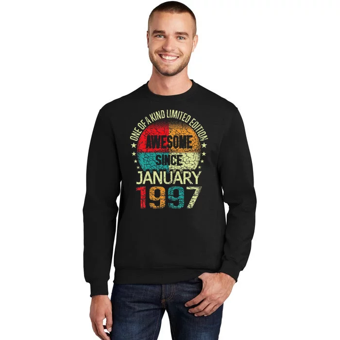 26 Year Awesome Since January 1997 Vintage 26th Birthday. Sweatshirt