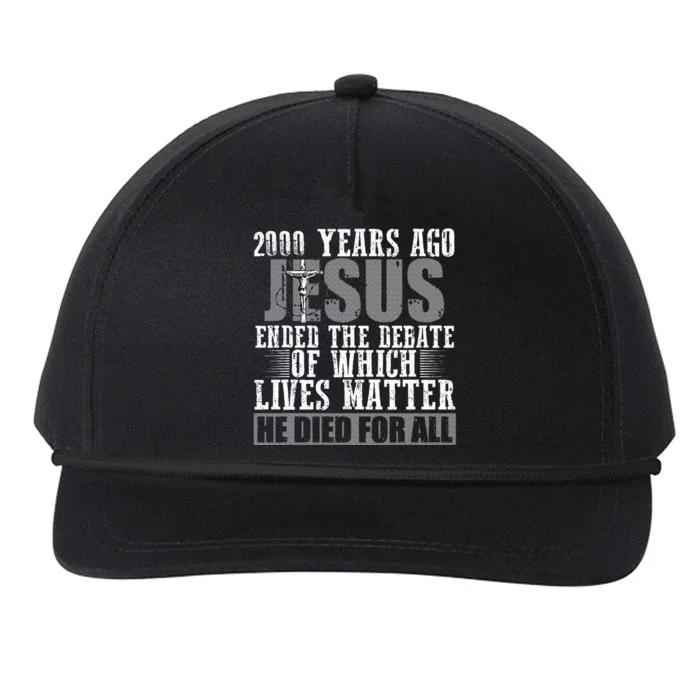 2000 Years Ago Jesus Snapback Five-Panel Rope Hat