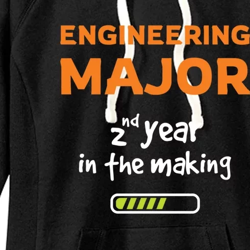 2Nd Year Engineering Major Student Gift Women's Fleece Hoodie