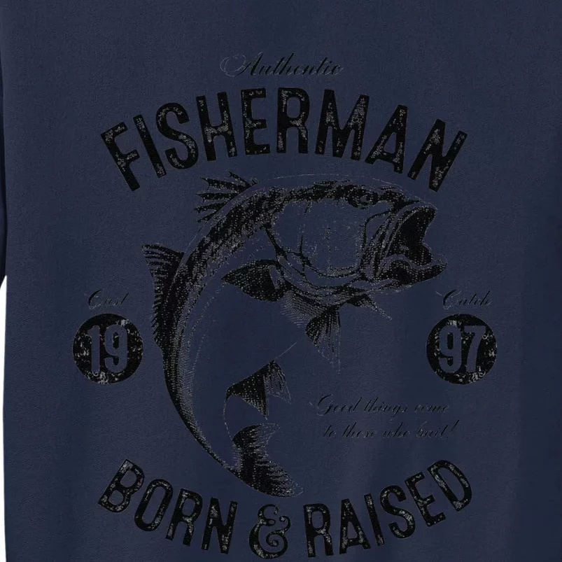 26 Year Old Fisherman Fishing 1997 26th Birthday Gift Tall Sweatshirt