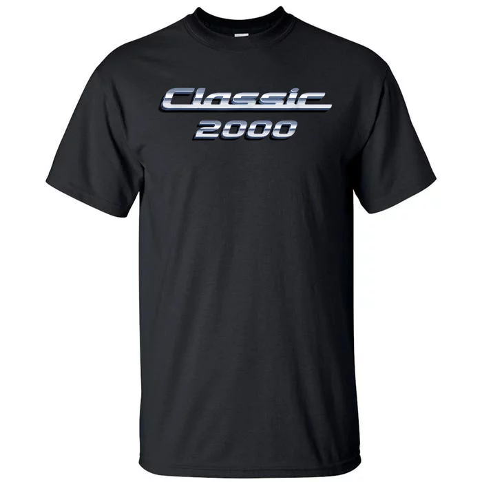 23 Year Old: Vintage Classic Car 2000 23rd Birthday Tall T-Shirt