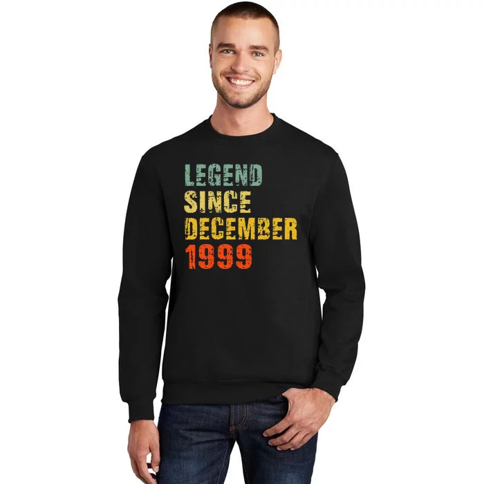 23 Year Old 23rd Birthday Gifts Legend Since December 1999 Tall Sweatshirt