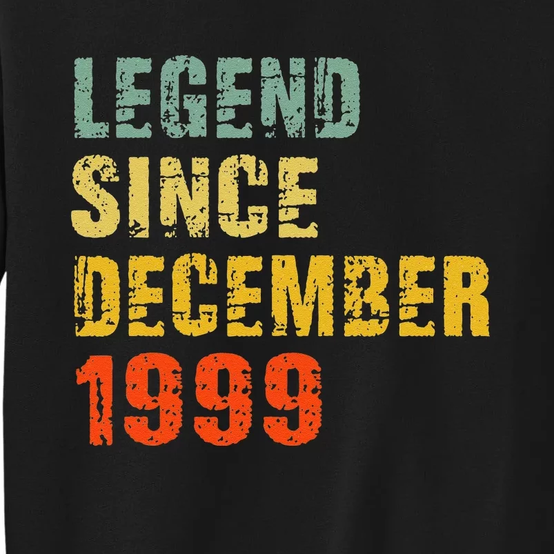 23 Year Old 23rd Birthday Gifts Legend Since December 1999 Tall Sweatshirt