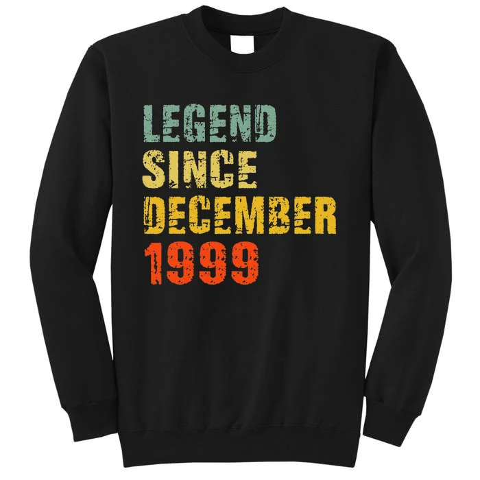 23 Year Old 23rd Birthday Gifts Legend Since December 1999 Tall Sweatshirt