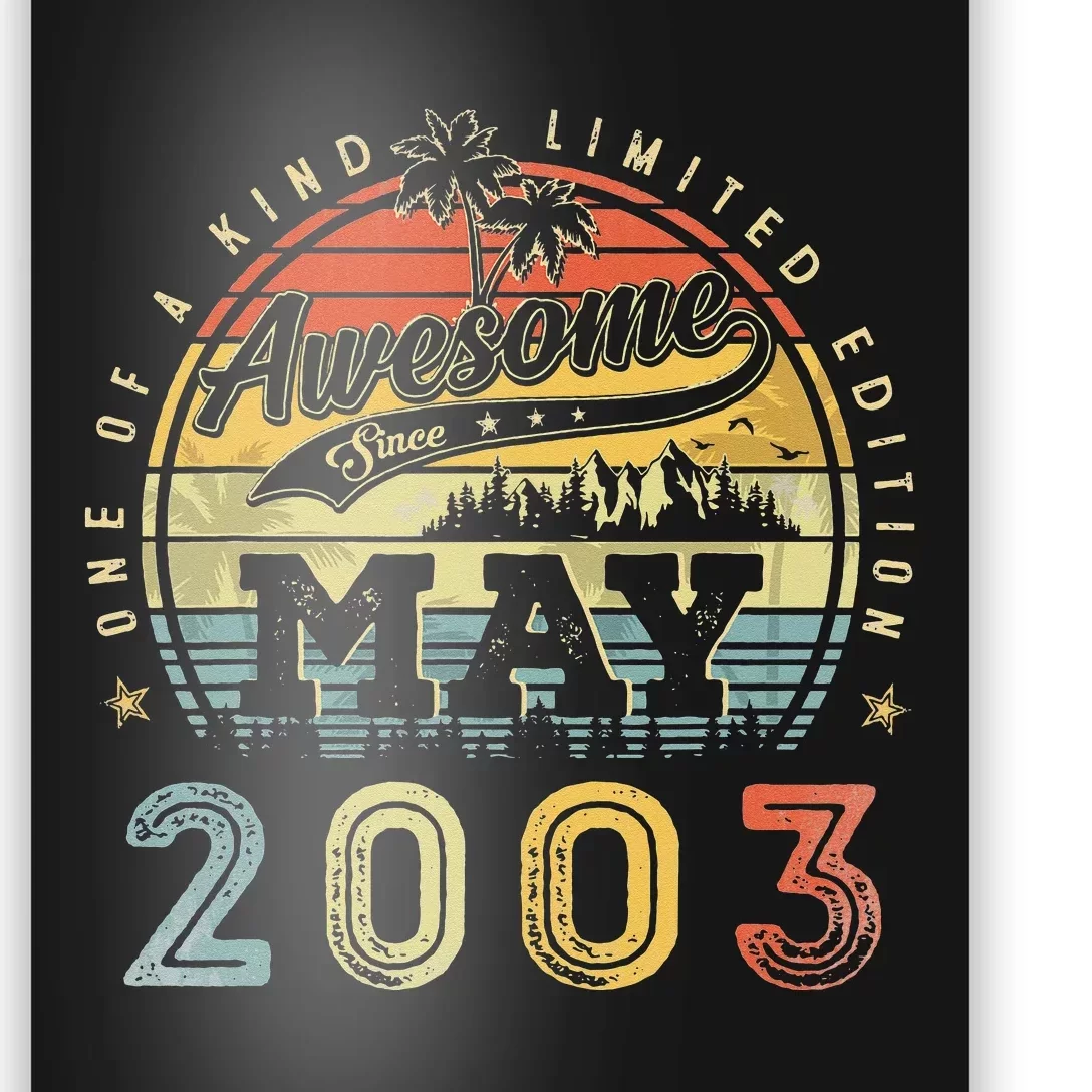 20 Year Old Awesome Since May 2003 20th Birthday Poster