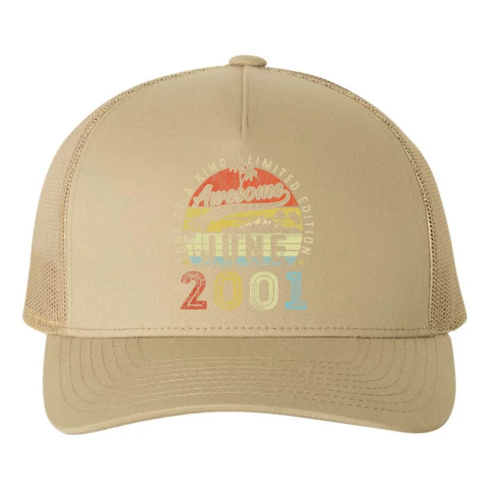 22 Year Old Awesome Since June 2001 22th Birthday Yupoong Adult 5-Panel Trucker Hat