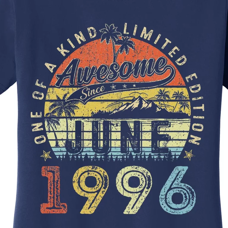 27 Year Old Awesome Since June 1996 27th Birthday Women's T-Shirt