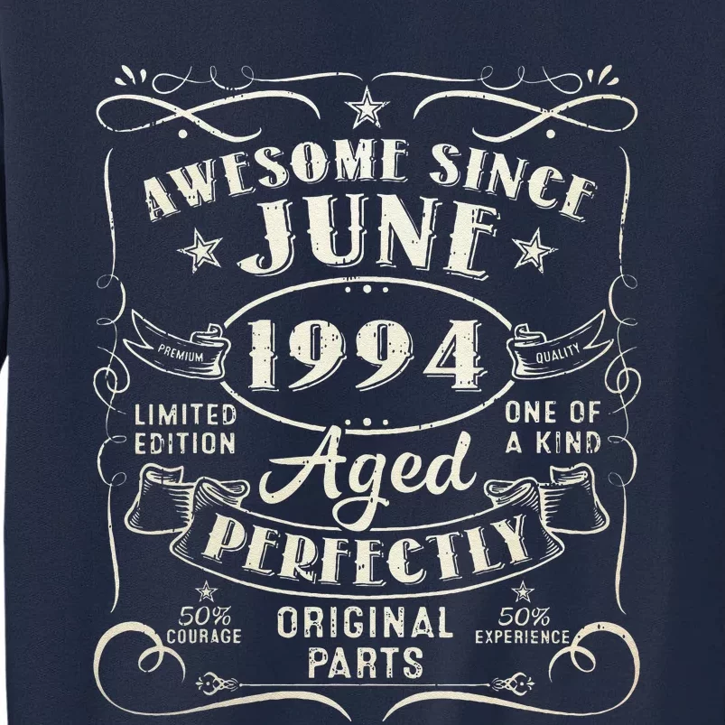 29 Year Old Awesome Since June 1994 29th Birthday (1) Tall Sweatshirt