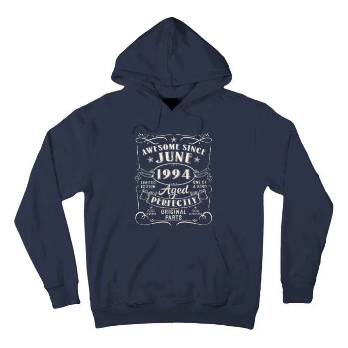 29 Year Old Awesome Since June 1994 29th Birthday (1) Tall Hoodie