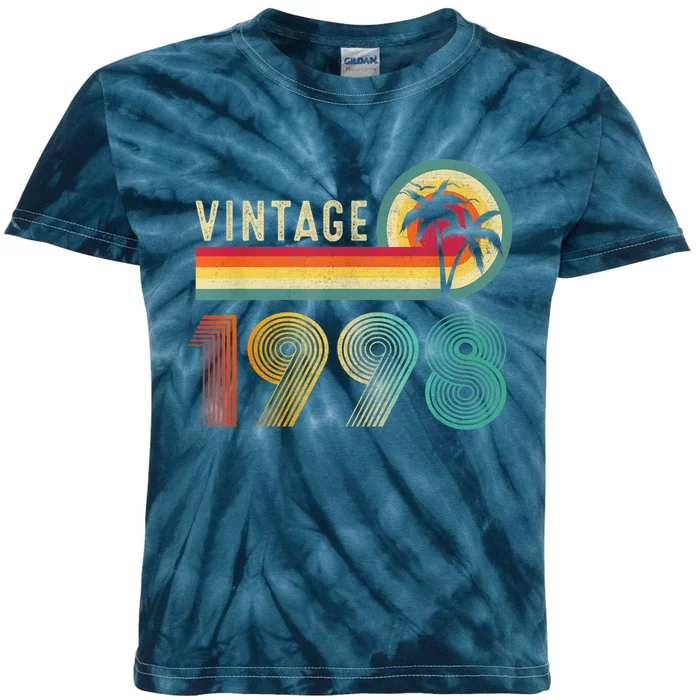 25 Year Old Gifts Vintage 1998 Limited Edition 25th Birthday Kids Tie-Dye T-Shirt