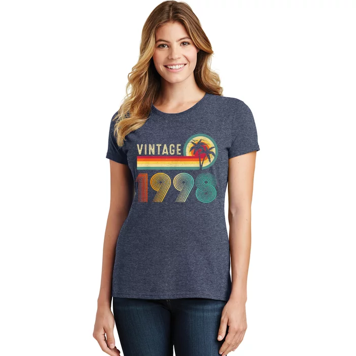 25 Year Old Gifts Vintage 1998 Limited Edition 25th Birthday Women's T-Shirt