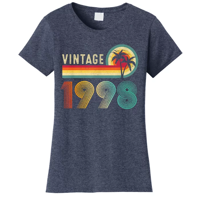 25 Year Old Gifts Vintage 1998 Limited Edition 25th Birthday Women's T-Shirt