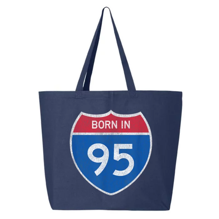 28 Year Old: Car Road Sign 1995 28th Birthday 25L Jumbo Tote