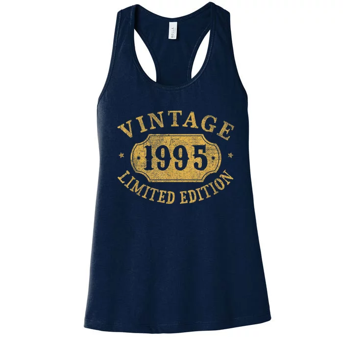 28 years old 28th Birthday Anniversary Best Limited 1995 Women's Racerback Tank