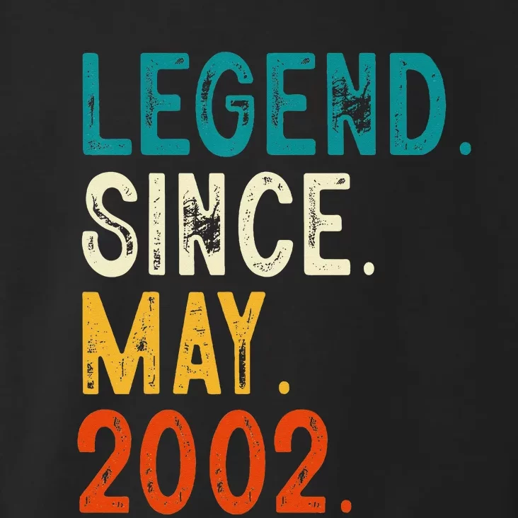 21 Year Old Legend Since May 2002 21st Birthday Toddler Hoodie