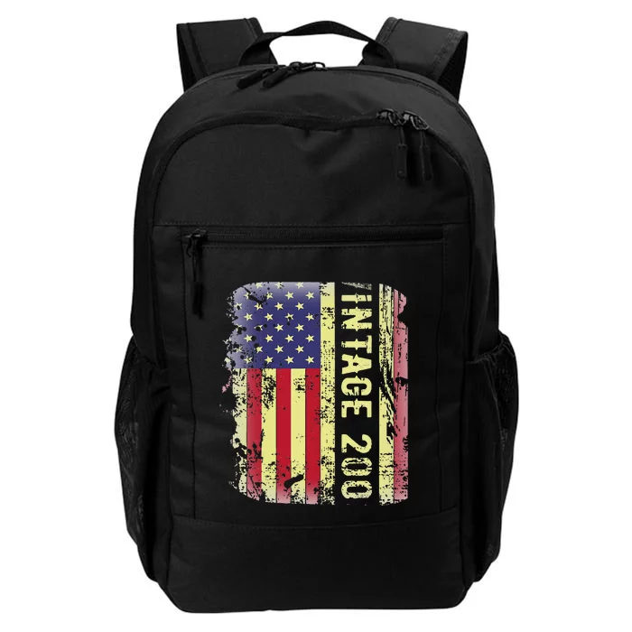 20 Year Old Gifts Vintage 2003 American Flag 20th Birthday Daily Commute Backpack