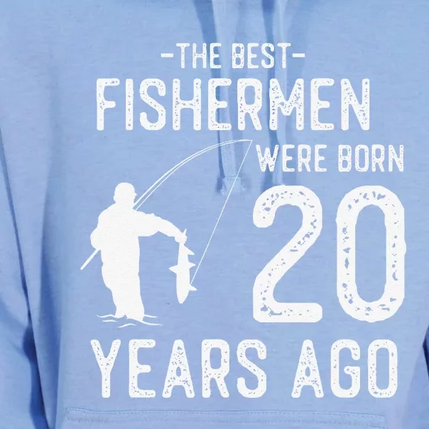 20 Year Old Fishing Fishermen Gifts For Birthday Unisex Surf Hoodie