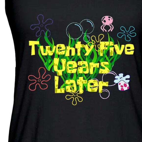 25 Year Old Twenty Five Years Later 25th Birthday Ladies Essential Flowy Tank